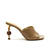Tamanco couro nude salto alto cecconello 2764001-3 - comprar online