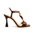 Sandália couro marrom salto alto cecconello 2765001-1 - comprar online