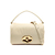 Bolsa francesca mini couro off white cecconello c2525-1