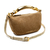 Bolsa couro camurça marrom cecconello c2620-2