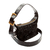 Bolsa izza couro preto cecconello c2911-2