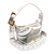 Imagem do Bolsa izza couro prata cecconello c2911a-3