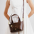 Bolsa sophie couro marrom cecconello c2950-3 na internet