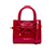 Bolsa celina couro vermelho cecconello c2951-4 - comprar online