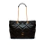Bolsa kora couro preto cecconello css2501-1