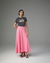 SAIA MIDI RECORTE SATIN INFINITY - MICCA FIGUEIREDO