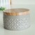LATA CON TAPA SIMIL MADERA - comprar online