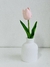 Florero rayas yeso