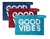 Alfombra de baño · GOOD VIBES ·