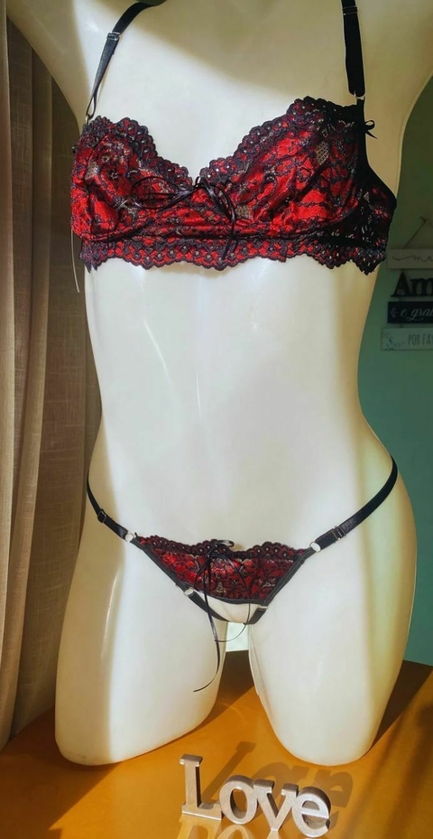 CONJUNTO AMOLITA Nocturne Rouge