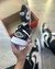 Nike Jordan 1 Low - Branco e Preto Brilho S.A. - Brooklyn