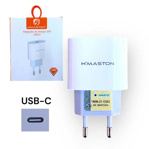 Fonte Turbo Usb-C (Tipo C) 20W CB-16 - H-Maston