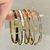 Pulseira Feminina Banhada a Ouro com Zircônia – Clássica, Delicada e Antialérgica