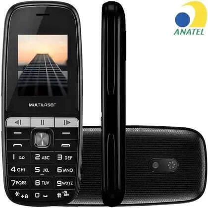 Celular Simples Para Idoso Multilaser Preto - comprar online