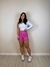 SHORTS CELESTE ROSA - Docemar