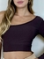 CROPPED ARIELA MARROM - comprar online