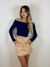 CROPPED TALIA AZUL MARINHO na internet
