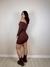 VESTIDO SIMONE MARROM - loja online