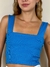 CROPPED RETO RIB AZUL - comprar online