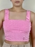 CROPPED RETO RIB ROSA - comprar online