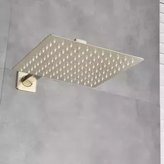 Imagem do Cabeça de Chuveiro Quadrada Ultrafina – 8", 10" ou 12"