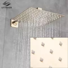 Cabeça de Chuveiro Quadrada Ultrafina – 8", 10" ou 12" na internet