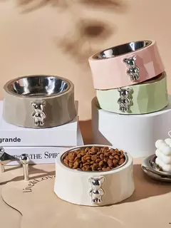 Imagem do Bacia de Aço Inoxidável Removível – Ideal para Cães e Gatos