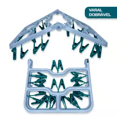 Imagem do Varal Dobrável Portátil para Roupas Íntimas – Proteção, Praticidade e Organização