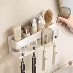 Suporte de Escova de Dentes em Metal | Organização e Elegância para Seu Banheiro  - Zellor
