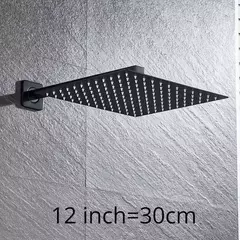 Cabeça de Chuveiro Quadrada Ultrafina – 8", 10" ou 12" - comprar online