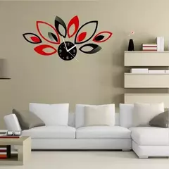 Relógio de Parede Multicolorido de Decoração em Acrílico - Zellor