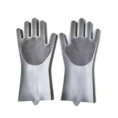 Imagem do Luvas de Banho em Silicone para Animais de Estimação – Higiene, Massagem e Remoção de Pelos com Eficiência Profissional
