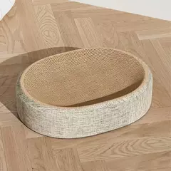 Almofada de Arranhões Oval para Gatos – Cama Multifuncional em Sisal - comprar online