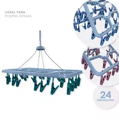 Varal Dobrável Portátil para Roupas Íntimas – Proteção, Praticidade e Organização - loja online