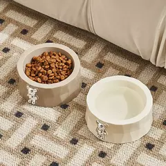 Bacia de Aço Inoxidável Removível – Ideal para Cães e Gatos - loja online