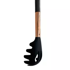 Pegador Colher de Macarrão em Silicone Rose Gold na internet