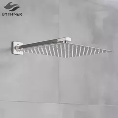 Cabeça de Chuveiro Quadrada Ultrafina – 8", 10" ou 12" - Zellor