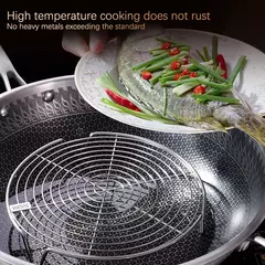 Rack de Vapor em Aço Inoxidável 304 – Cozimento Saudável na Panela de Arroz - Zellor