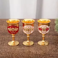 Taça de Vinho Pequena em Liga Metálica