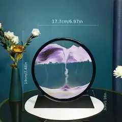 Decoração Dinâmica de Mesa com Areia Movediça 3D – Movimento, Cor e Arte no Seu Ambiente