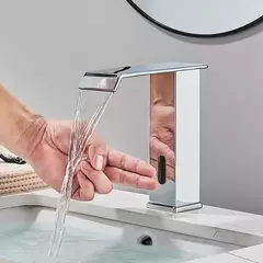 Torneira de Banheiro com Sensor Inteligente – Modelo de Bancada, Bica Curta ou Alta - comprar online