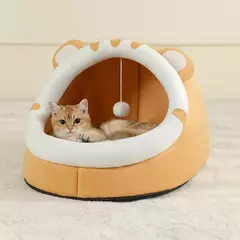 Super Warm Pet House | Caverna Aconchegante para Gatinhos e Pequenos Cães  na internet