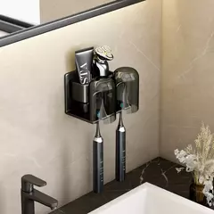 Imagem do Suporte de Escova de Dentes em Metal | Organização e Elegância para Seu Banheiro 