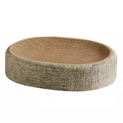 Almofada de Arranhões Oval para Gatos – Cama Multifuncional em Sisal - loja online