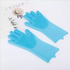 Luvas de Banho em Silicone para Animais de Estimação – Higiene, Massagem e Remoção de Pelos com Eficiência Profissional - comprar online