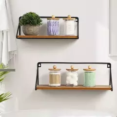 Imagem do Kit Elegante para Banheiro – Frascos de Boticário com Tampa + Porta-Sabonete de Bambu