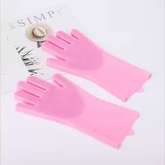 Luvas de Banho em Silicone para Animais de Estimação – Higiene, Massagem e Remoção de Pelos com Eficiência Profissional
