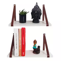 Prateleira decorativa organizadora de objetos em MDF 4 - comprar online