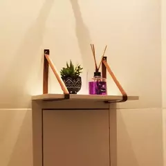 Prateleira decorativa organizadora de objetos em MDF 4 - Zellor