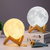 Luminária Lua Cheia 3D com LED – Abajur Decorativo RGB 7 Cores - comprar online